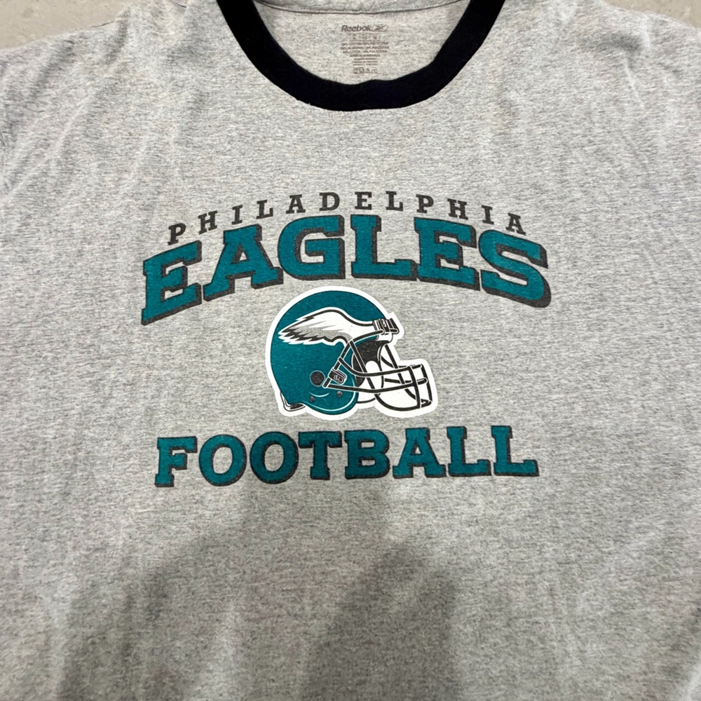 Reebok Gray Philadelphia Eagles Tee Men’s XL
